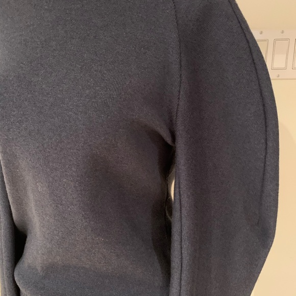 Beautiful navy sweater with balloon sleeves - Picture 3 of 6